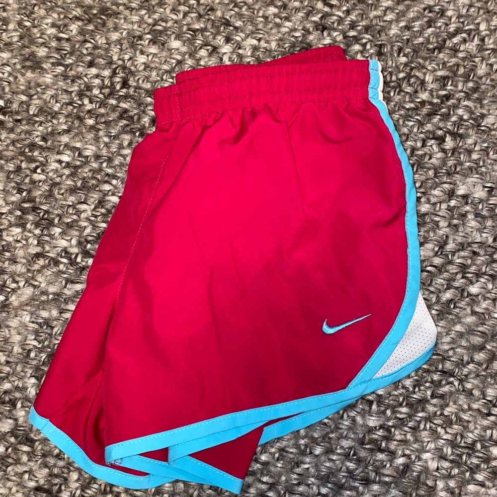 NIKE pink dri-fit running shorts